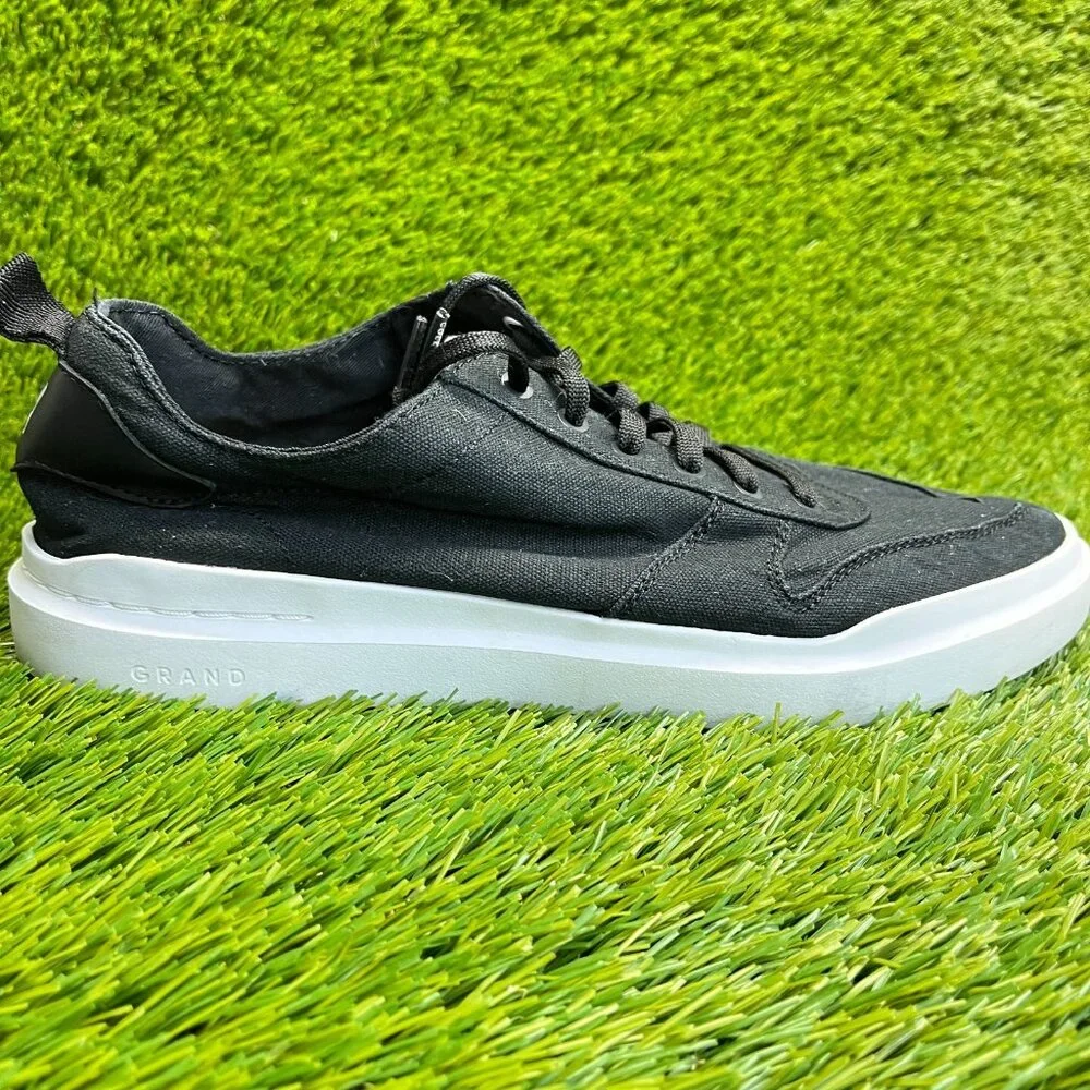 Cole Haan Grandpro Rally Canvas Court Mens Size 9.5 Black Casual Shoes Sneakers